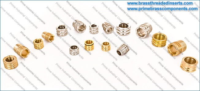 Brass inserts for PPR fittings